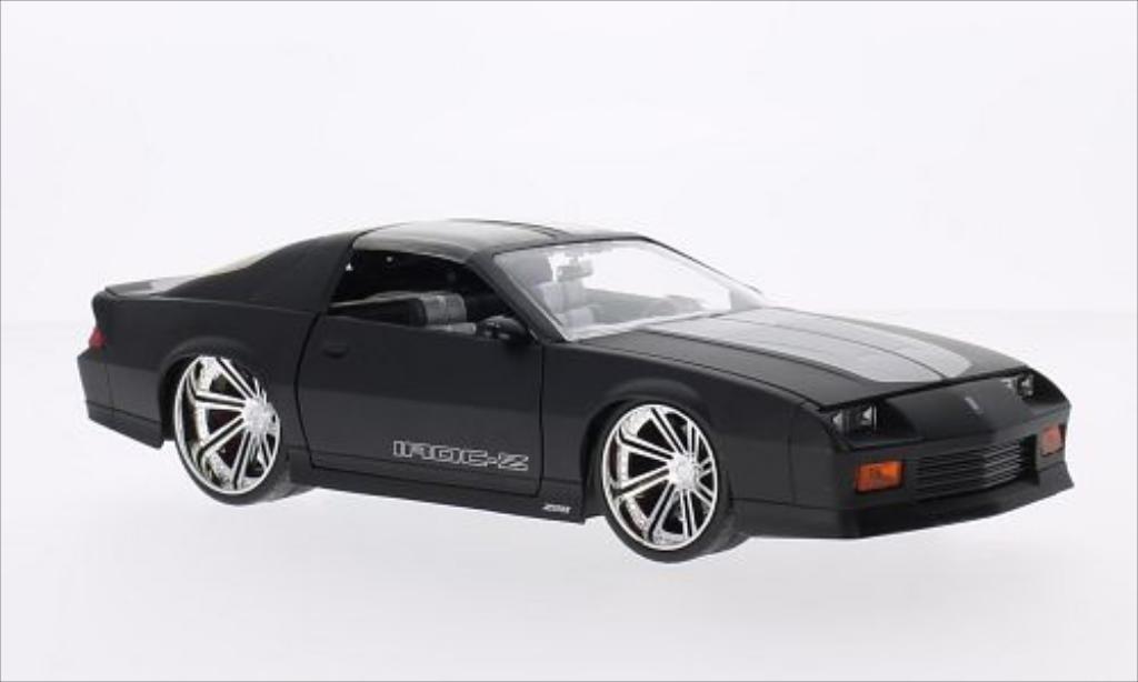 Chevrolet Camaro Z28 1/24 Jada Toys Z28 IROC-Z Tuning matt-black/grey 1985 diecast model cars
