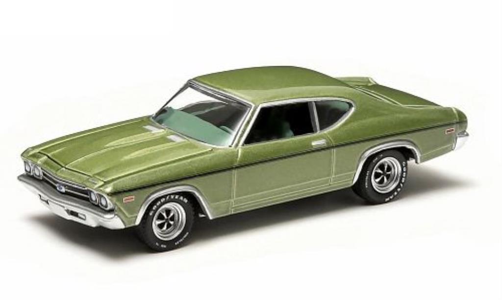 Chevrolet Chevelle 1/64 Greenlight Copo grun 1969 diecast model cars