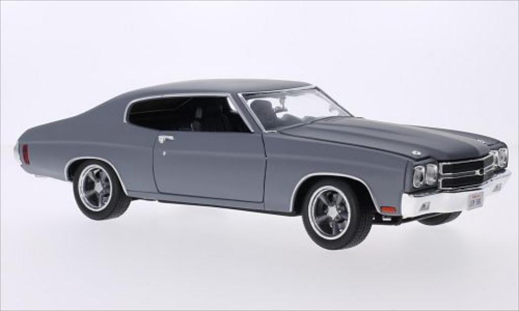 Chevrolet Chevelle 1/18 Greenlight SS matt-grey 1970 diecast model cars