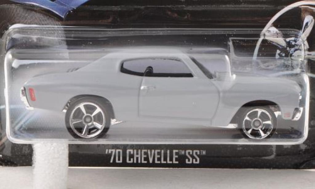 Chevrolet Chevelle 1/64 Hot Wheels SS Tuning matt-grey Fast & Furious 1970 diecast model cars
