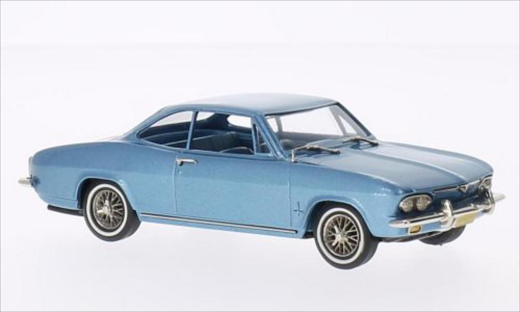Chevrolet Corvair 1/43 Brooklin Monza metallic blue 1967 diecast model cars