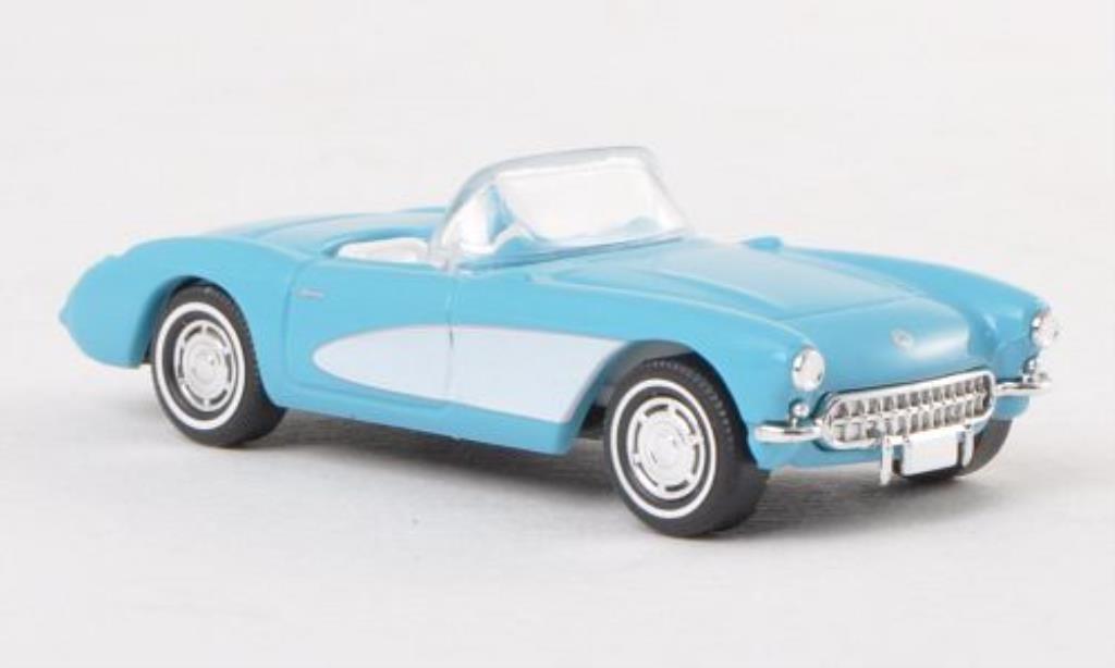Chevrolet Corvette C1 1/87 Busch C1 C1 Convertible blue/white 1956 diecast model cars