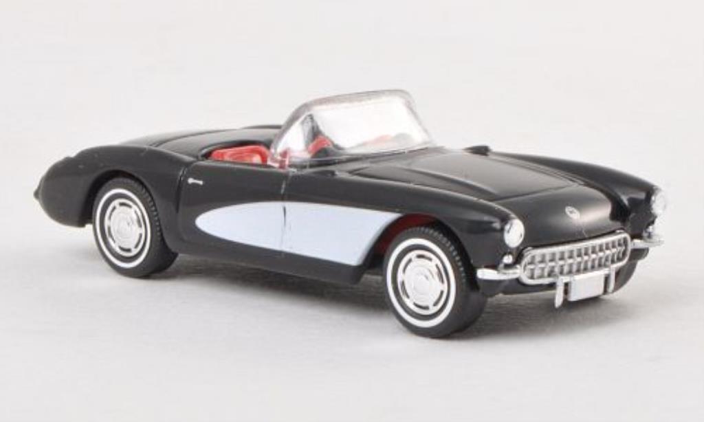 Chevrolet Corvette C1 1/87 Busch C1 C1 Convertible black/white 1956 diecast model cars