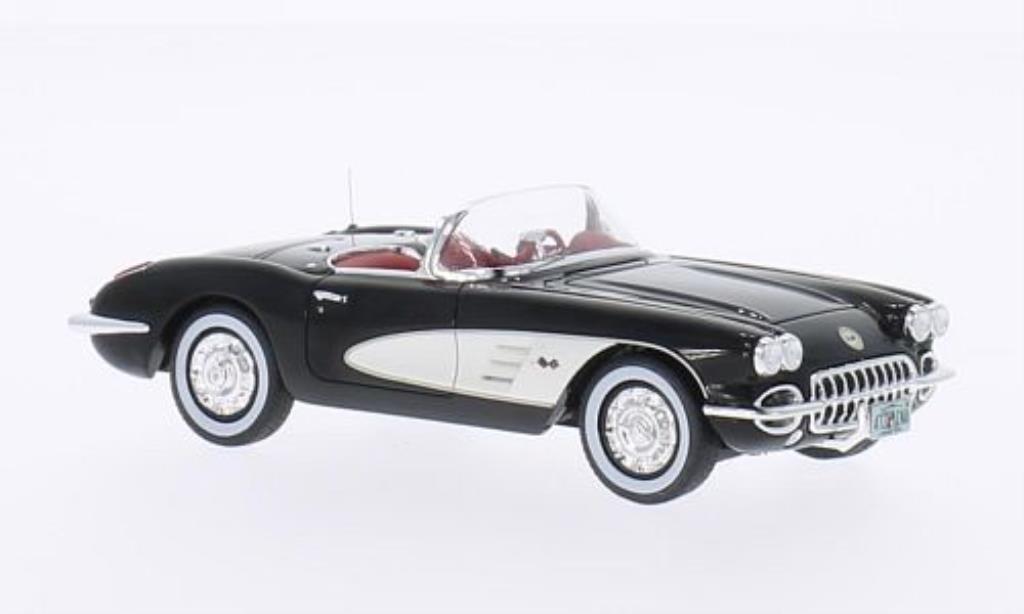 Chevrolet Corvette C1 1/43 Neo C1 C1 black/white 1959 diecast model cars