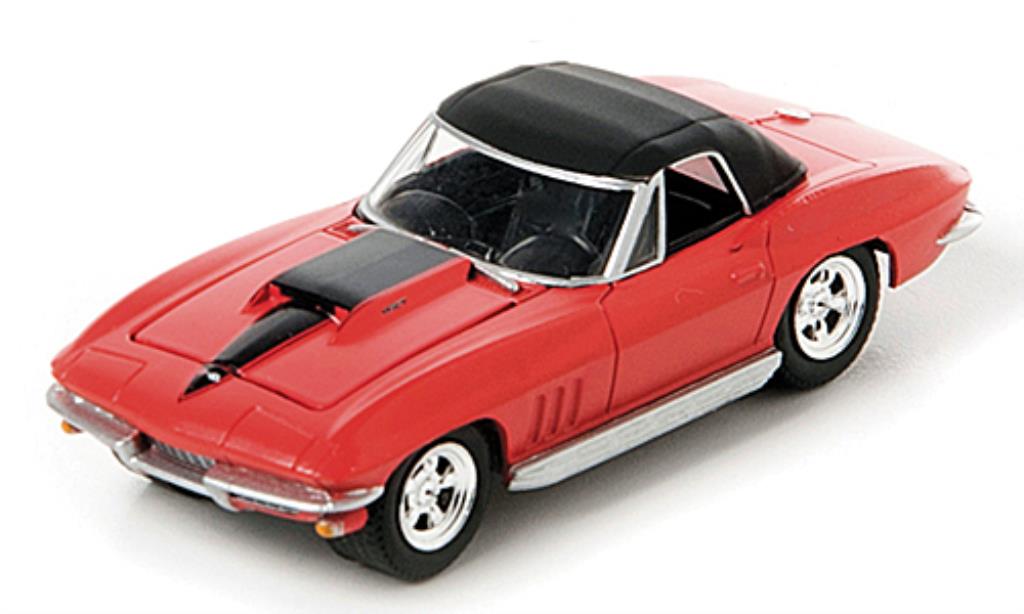 Chevrolet Corvette C2 1/64 Greenlight C2 (C2) Convertible red/black 1967 diecast model cars
