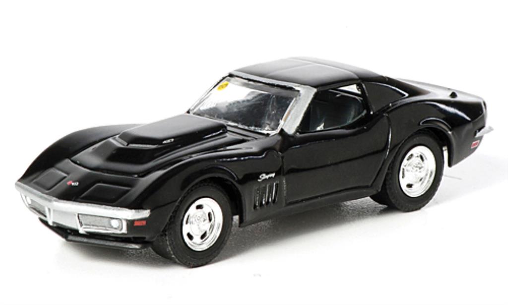 Chevrolet Corvette C2 1/64 Greenlight C2 (C2) L88 black 1969 diecast model cars