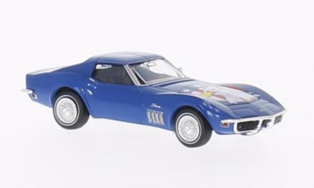 Chevrolet Corvette C3 1/87 Brekina C3 American Eagle blue diecast model cars