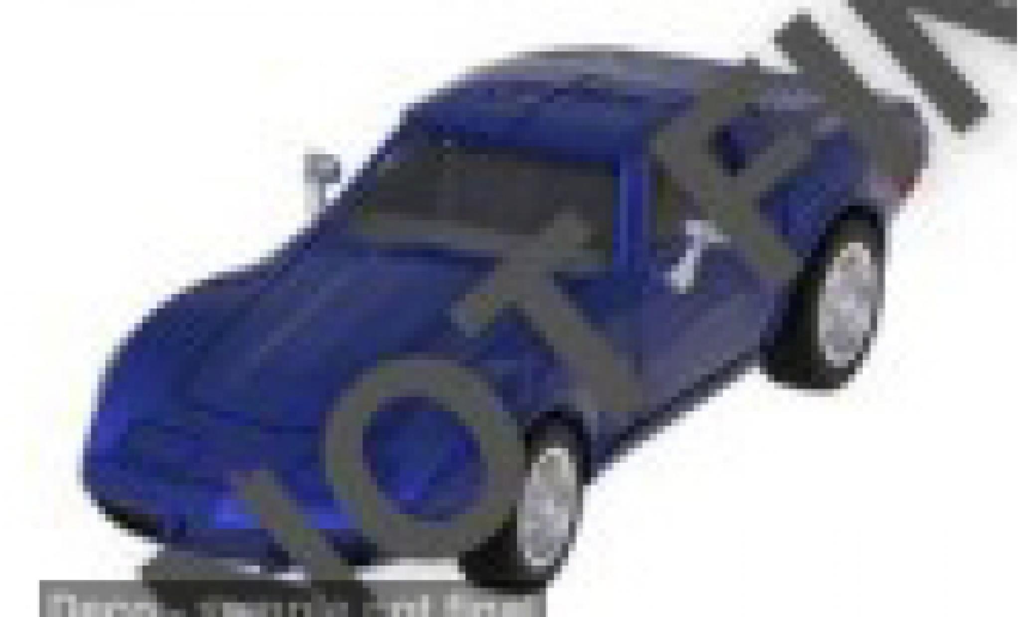 Chevrolet Corvette 1/64 Majorette (C3) blue 1976 1:64 diecast model cars