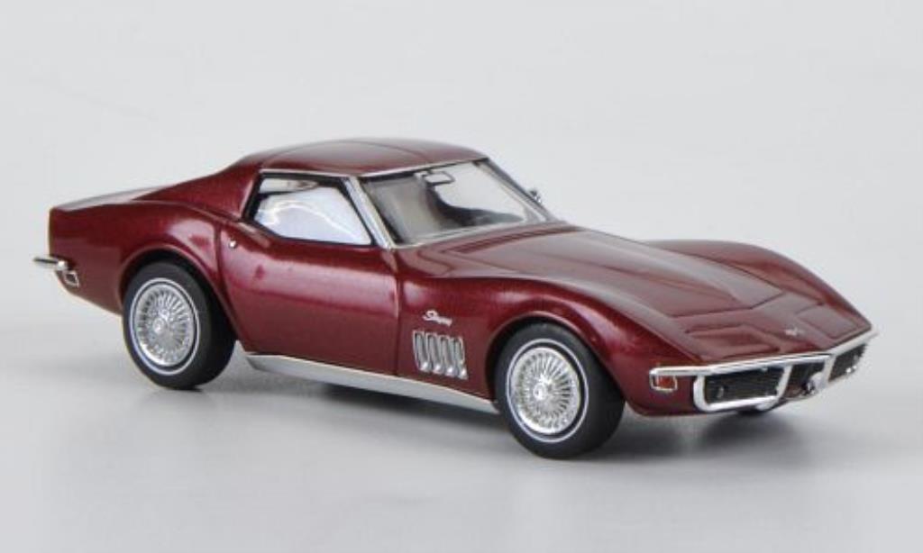 Chevrolet Corvette C3 1/87 Brekina C3 red diecast model cars