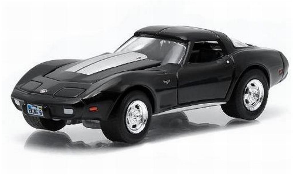 Chevrolet Corvette C3 1/64 Greenlight C3 black/grey 1978 diecast model cars