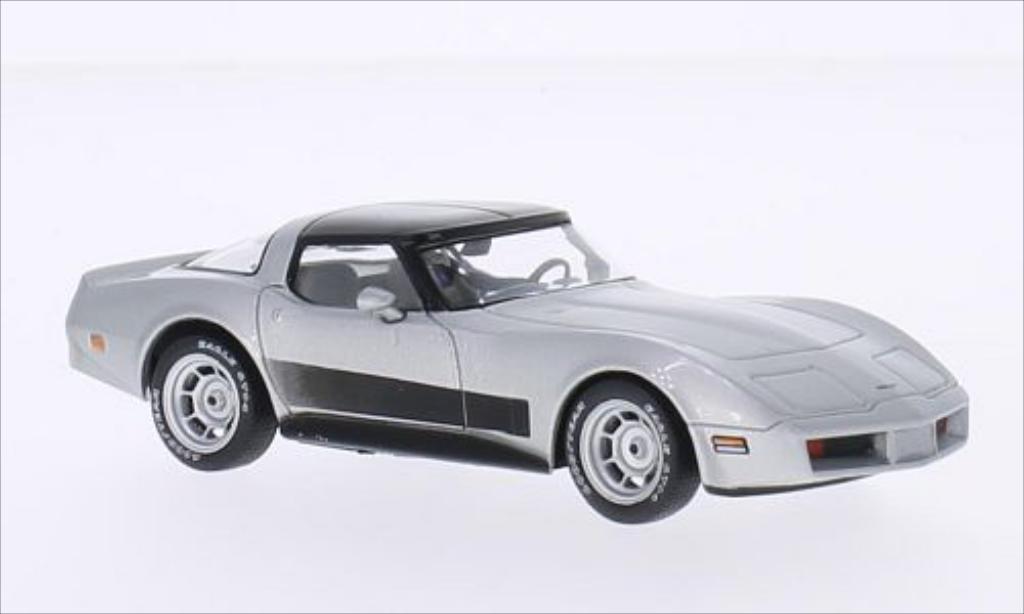 Chevrolet Corvette C3 1/43 WhiteBox C3 grey 1980 diecast model cars