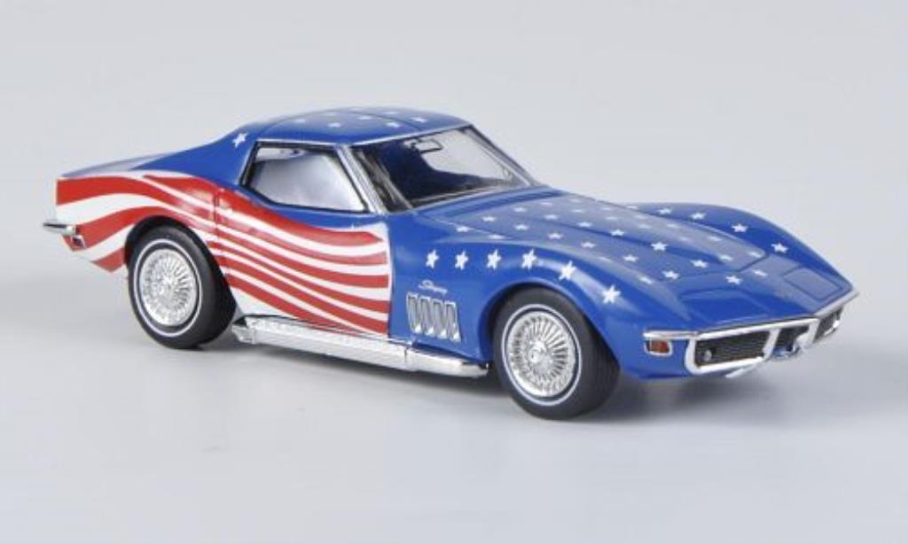 Chevrolet Corvette C3 1/87 Brekina C3 Stars & Stripes mit Sidepipes diecast model cars