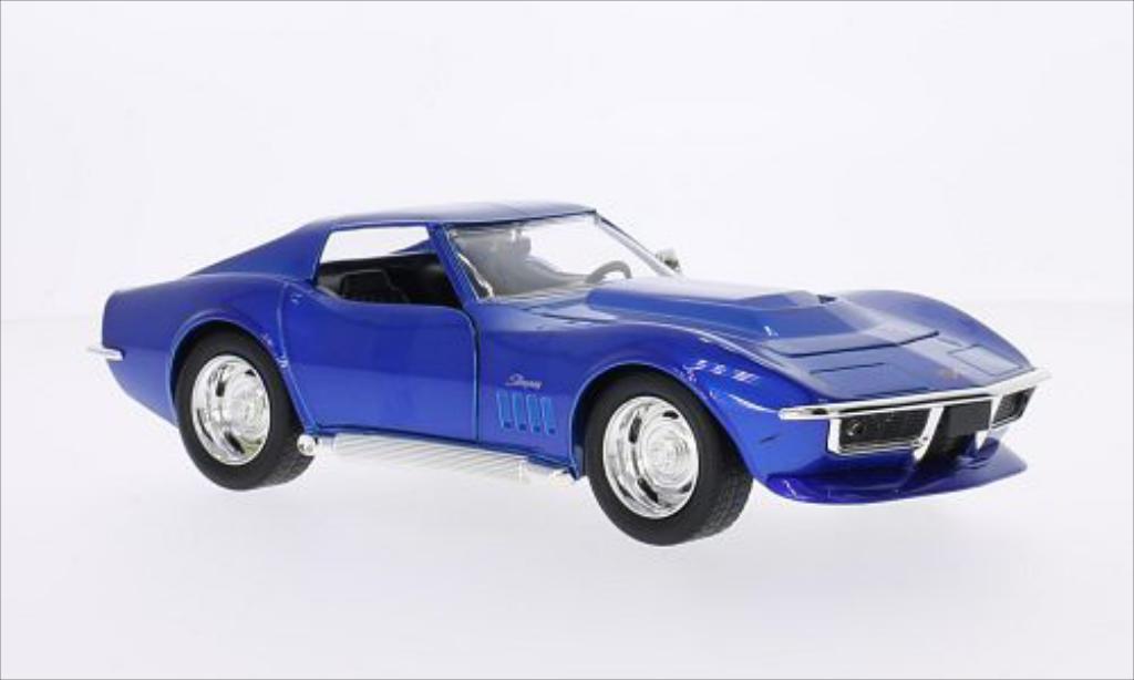 Chevrolet Corvette C3 1/24 Jada Toys C3 Stingray blue 1969 diecast model cars