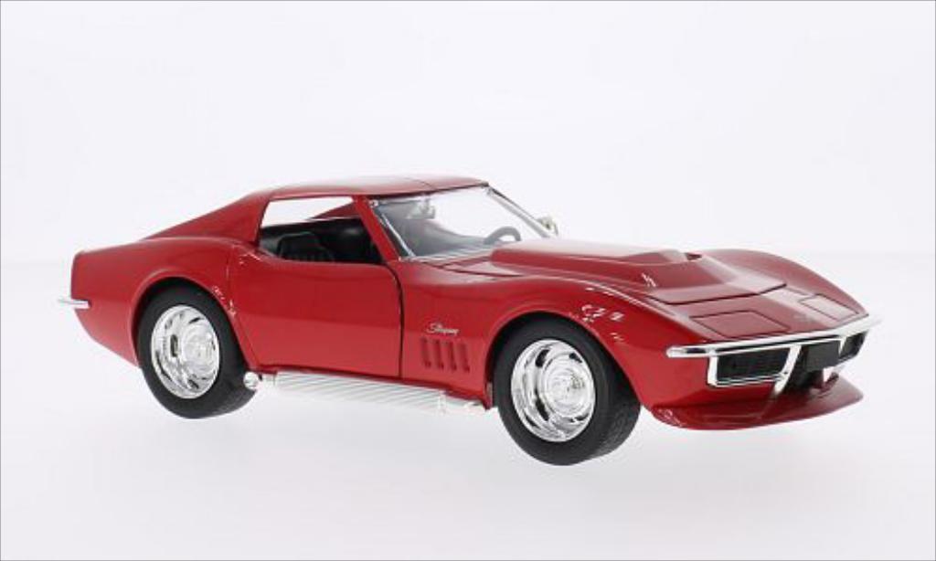Chevrolet Corvette C3 1/24 Jada Toys C3 Stingray red 1969 diecast model cars