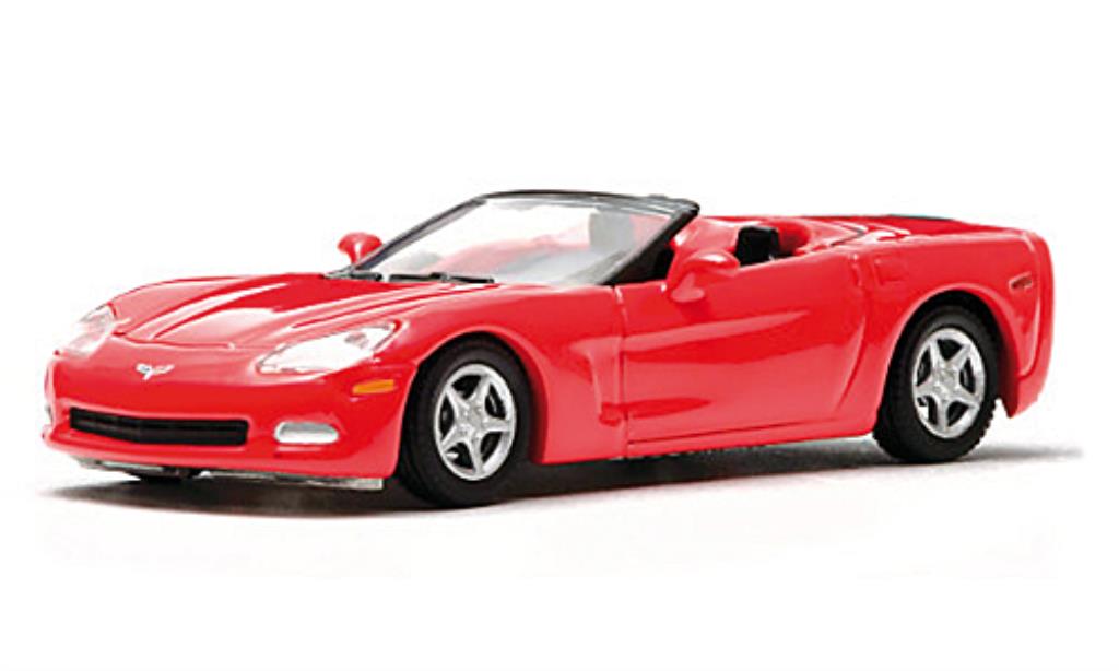 Chevrolet Corvette C6 1/64 Greenlight C6 Convertible red 2005 diecast model cars