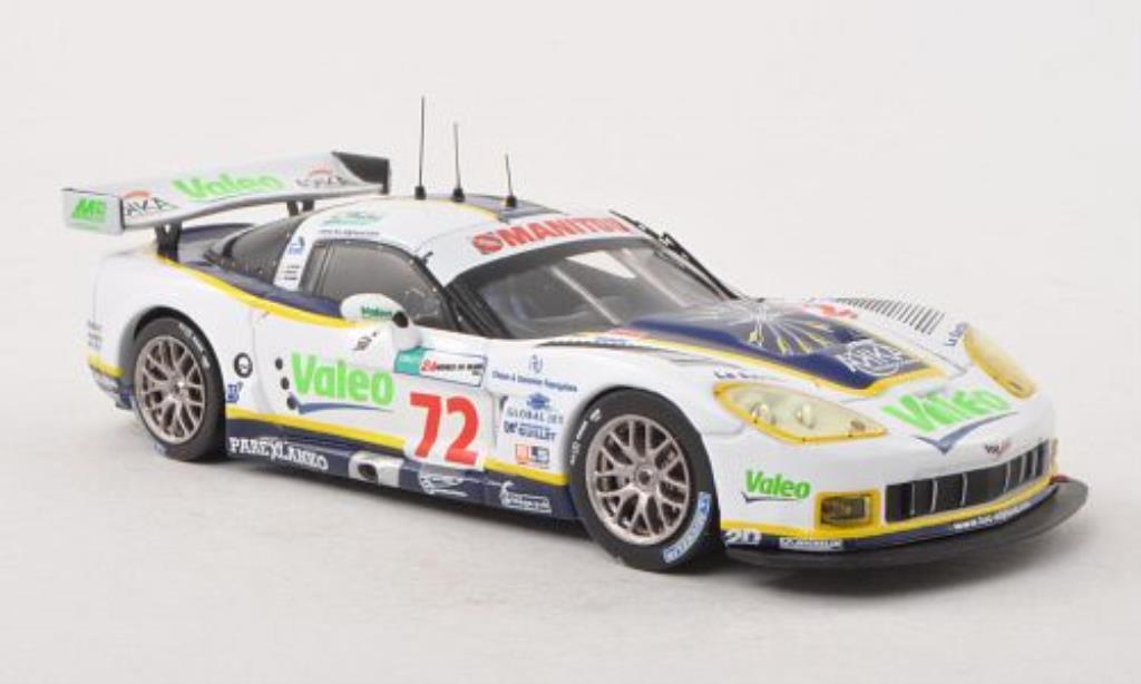 Chevrolet Corvette C6 1/43 IXO C6 C6.R No.72 Valeo / Manitou 24h Le Mans 2008 /J.Policand diecast model cars