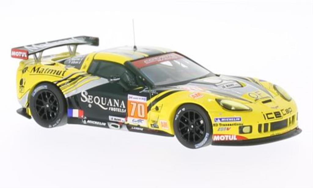 Chevrolet Corvette C6 1/43 IXO C6 ZR1 No.70 24h Le Mans 2012 /Gibon diecast model cars