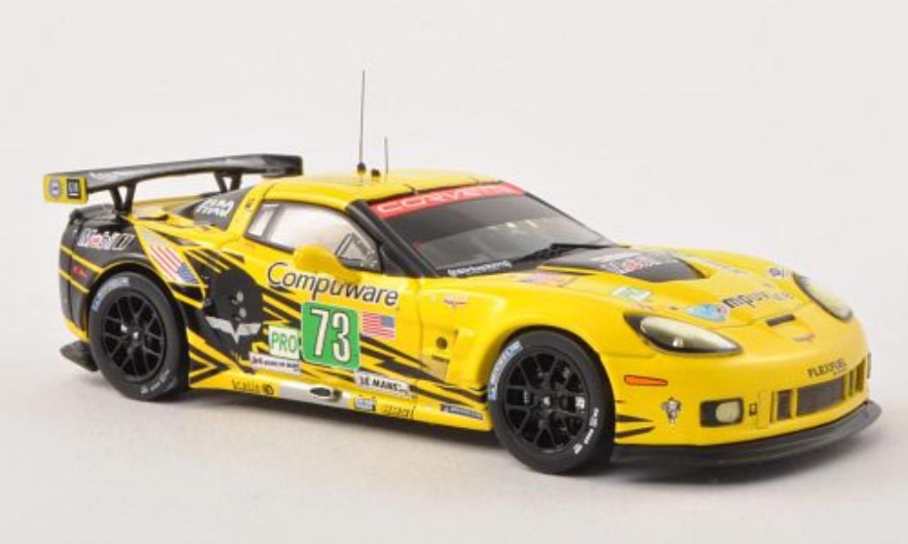 Chevrolet Corvette C6 1/43 IXO C6 ZR1 No.73 24h Le Mans 2012 /J.Magnussen diecast model cars