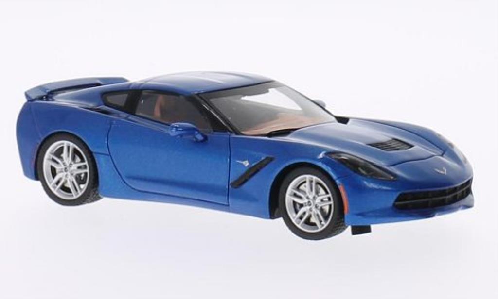 Chevrolet Corvette C7 1/43 Spark C7 C7 blue 2014 diecast model cars