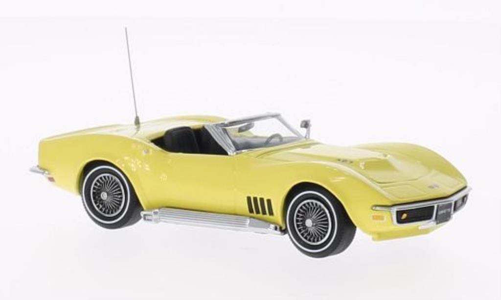 Chevrolet Corvette C3 1/43 Vitesse C3 Convertible yellow 1968 diecast model cars