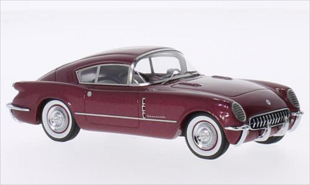 Chevrolet Corvette C1 1/43 Matrix C1 Corvair Concept metallic red 1954 diecast model cars