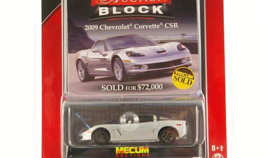 Chevrolet Corvette C6 1/64 Greenlight C6 CSR grey mit blacken Streifen 2009 diecast model cars