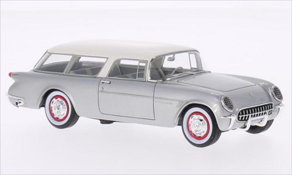 Chevrolet Corvette C1 1/43 Neo C1 Nomad grey/white 1954 diecast model cars