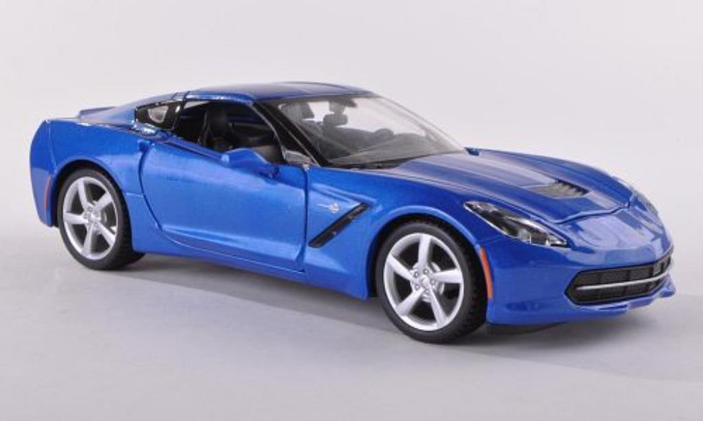 Chevrolet Corvette C7 1/24 Maisto C7 (C 7) Coupe blue 2014 diecast model cars