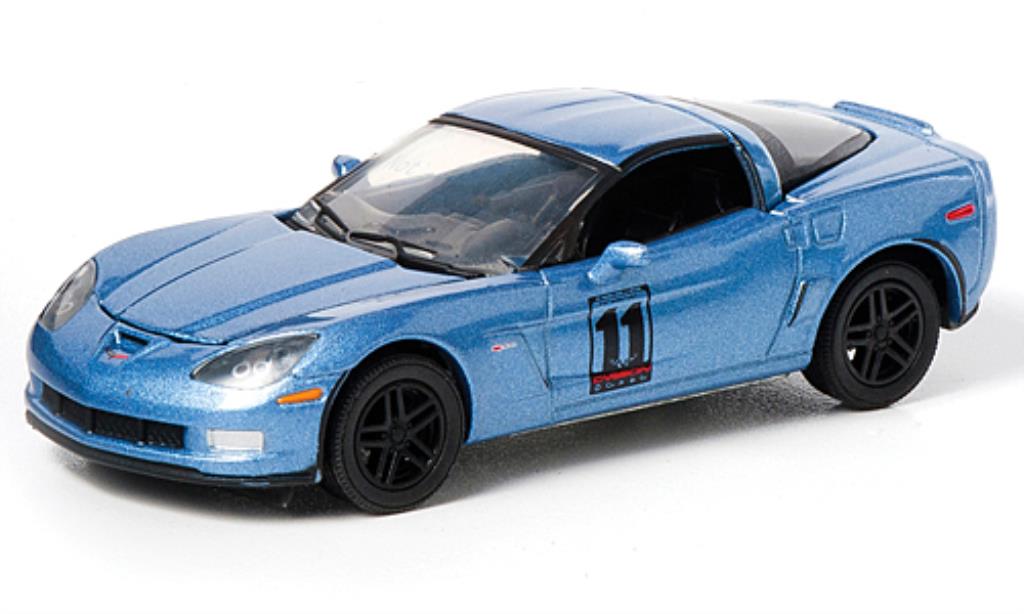 Chevrolet Corvette C6 1/64 Greenlight C6 blue 2011 diecast model cars
