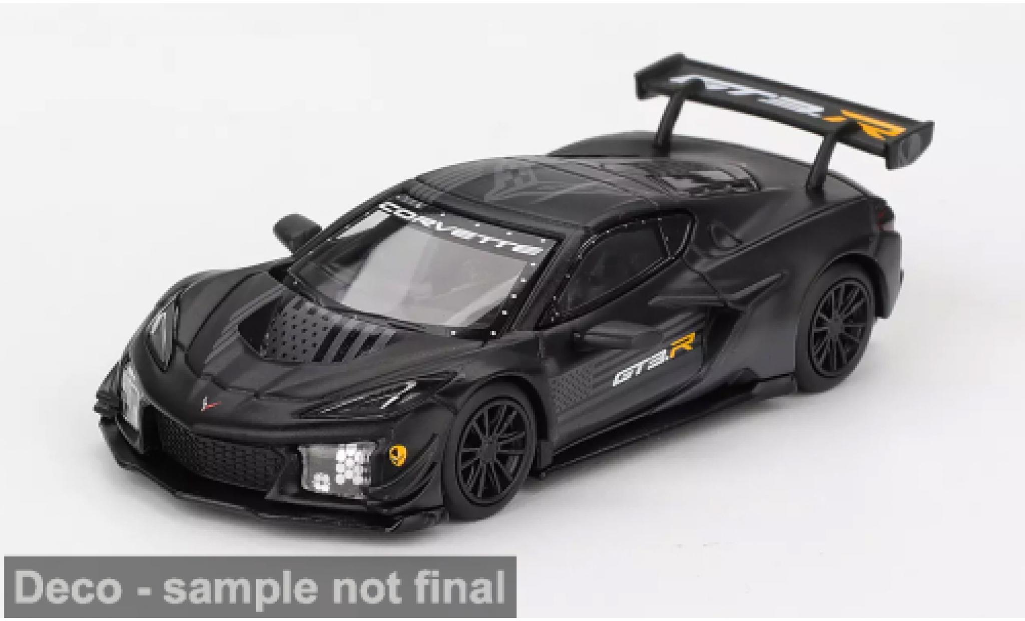 Chevrolet Corvette 1/64 Mini GT Z06 black 2025 1:64 diecast model cars