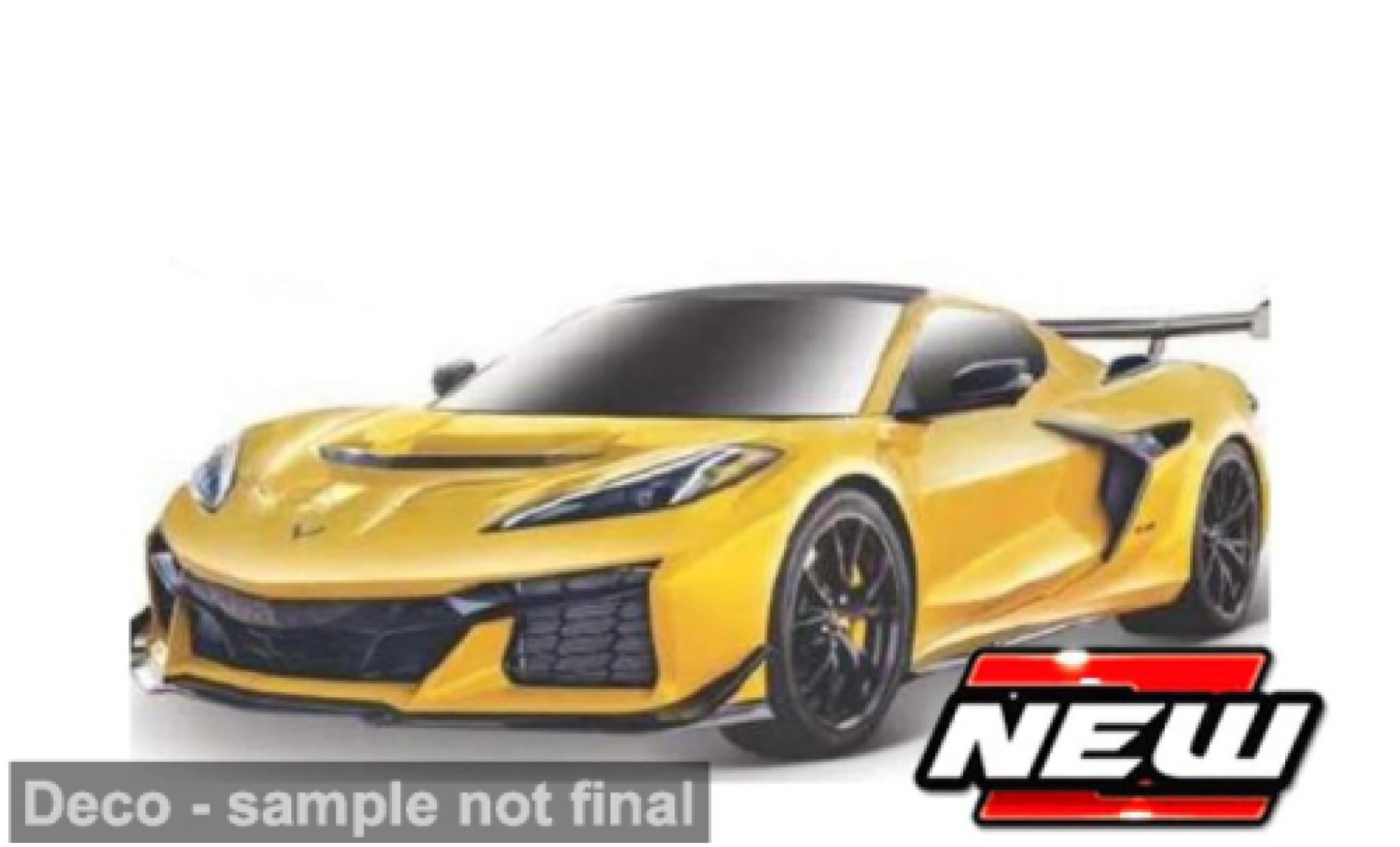 Chevrolet Corvette 1/24 Maisto ZR1 yellow 1:24 diecast model cars