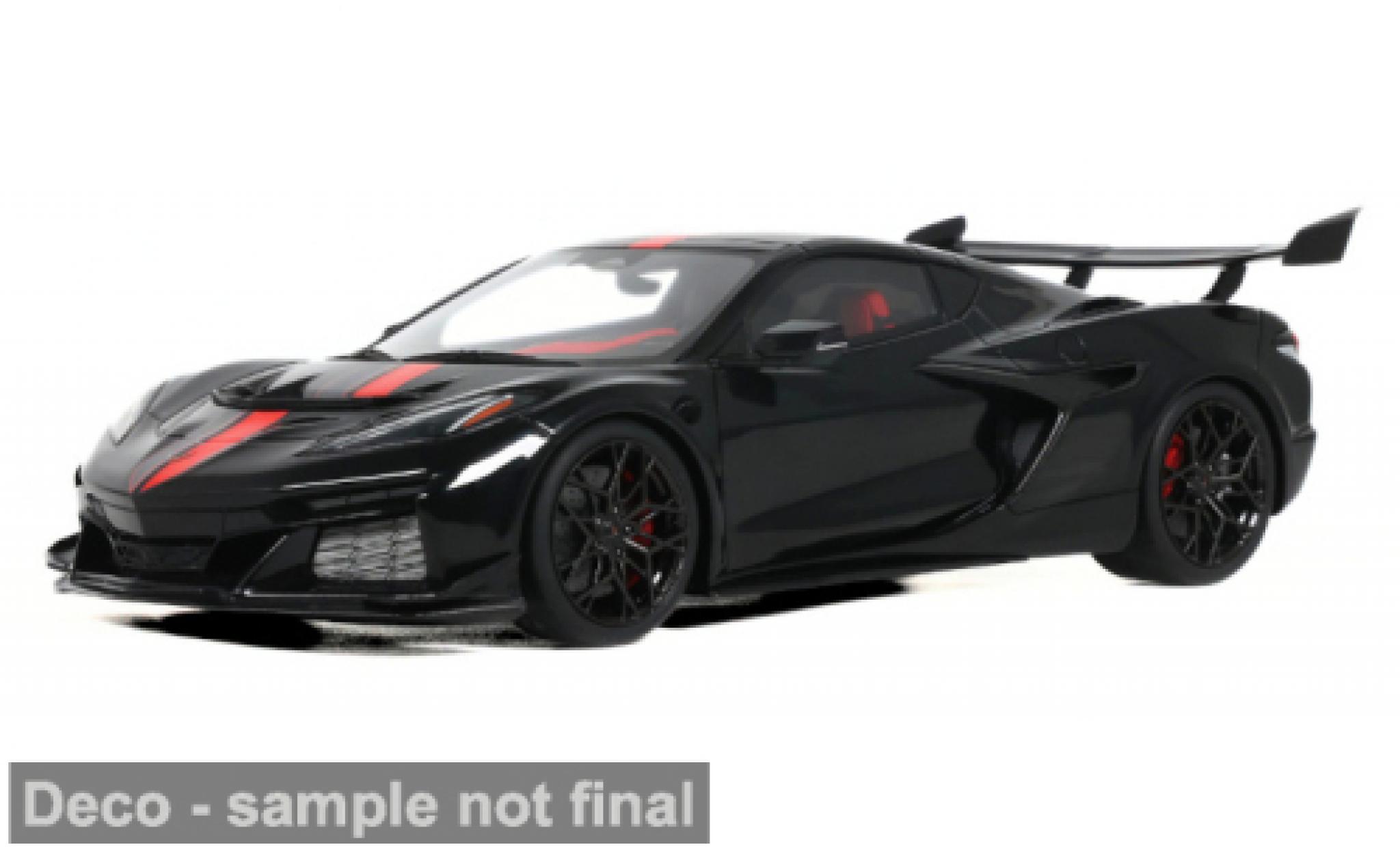 Chevrolet Corvette 1/18 GT Spirit ZR1X black 2025 1:18 diecast model cars