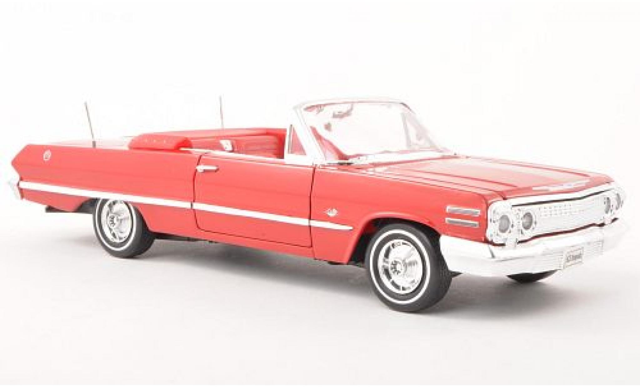 Chevrolet Impala 1/24 Welly Convert red 1:24 diecast model cars