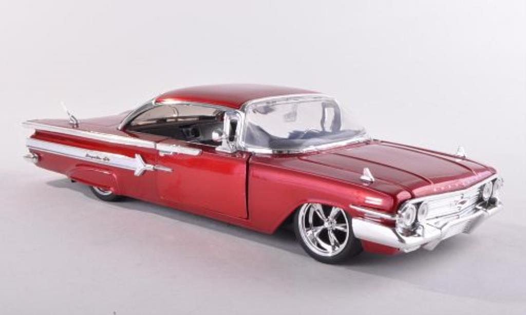 Chevrolet Impala 1/24 Jada Toys red 1960 diecast model cars