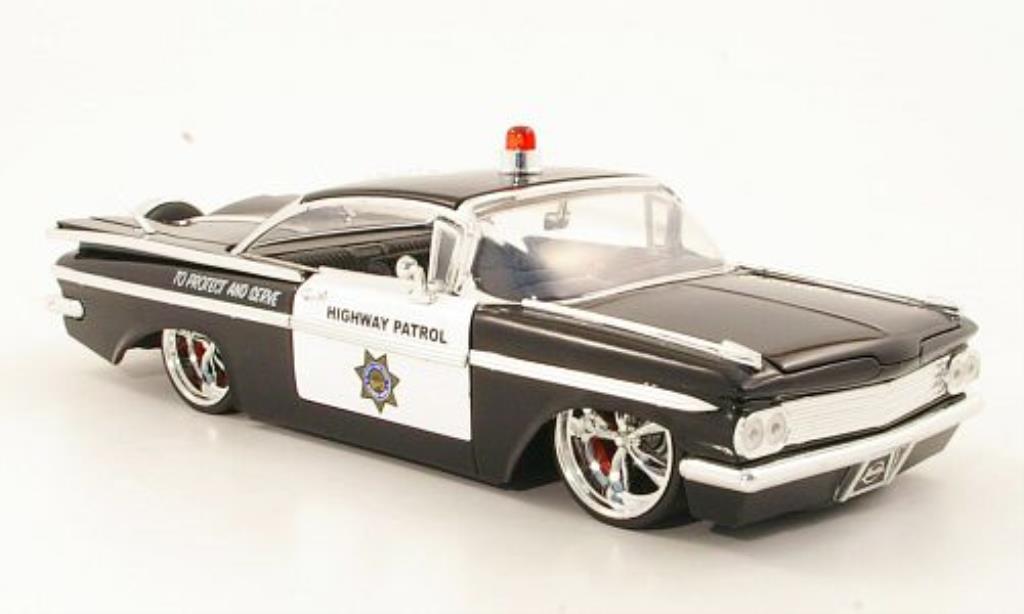 Chevrolet Impala 1/24 Jada Toys Tuning Highway Patrol Police (US) 1959 diecast model cars