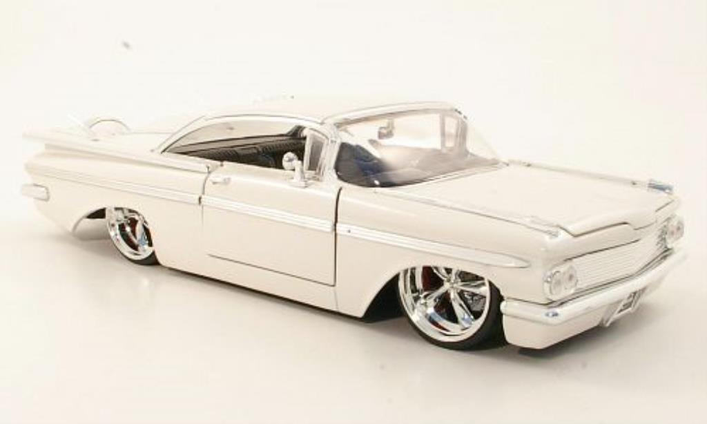 Chevrolet Impala 1/24 Jada Toys Tuning white 1959 diecast model cars