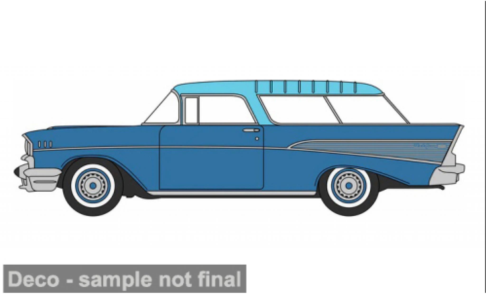 Chevrolet Nomad 1/87 Oxford blue/blue 1957 1:87 diecast model cars
