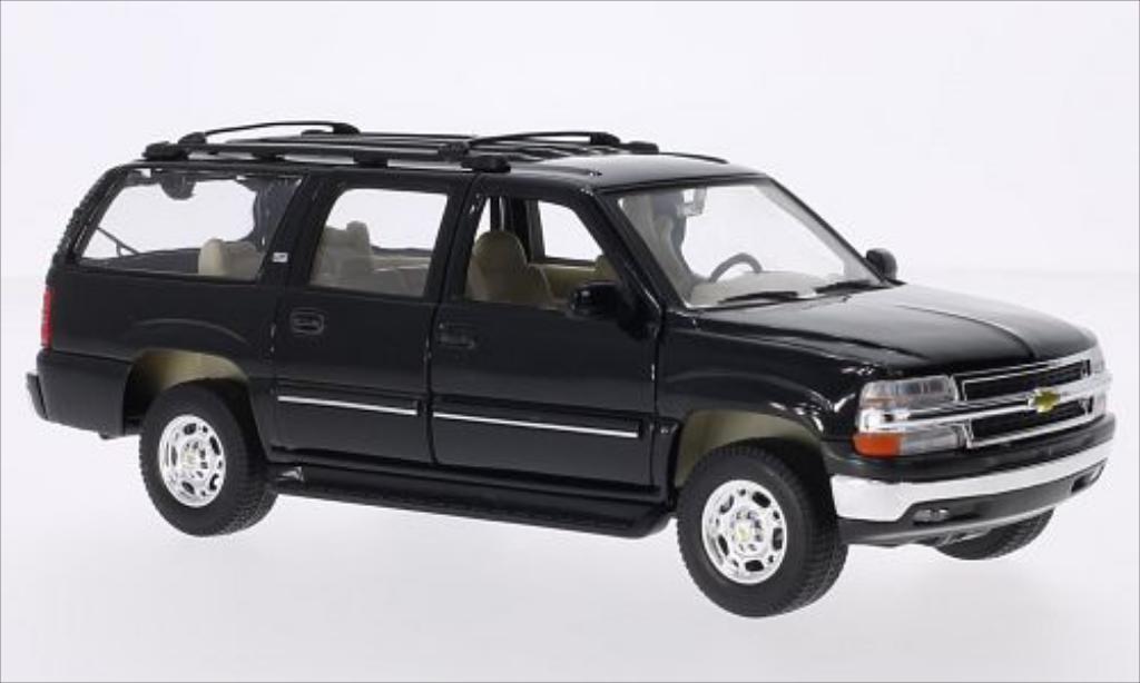 Chevrolet Suburban 1/24 Welly black 2001 diecast model cars