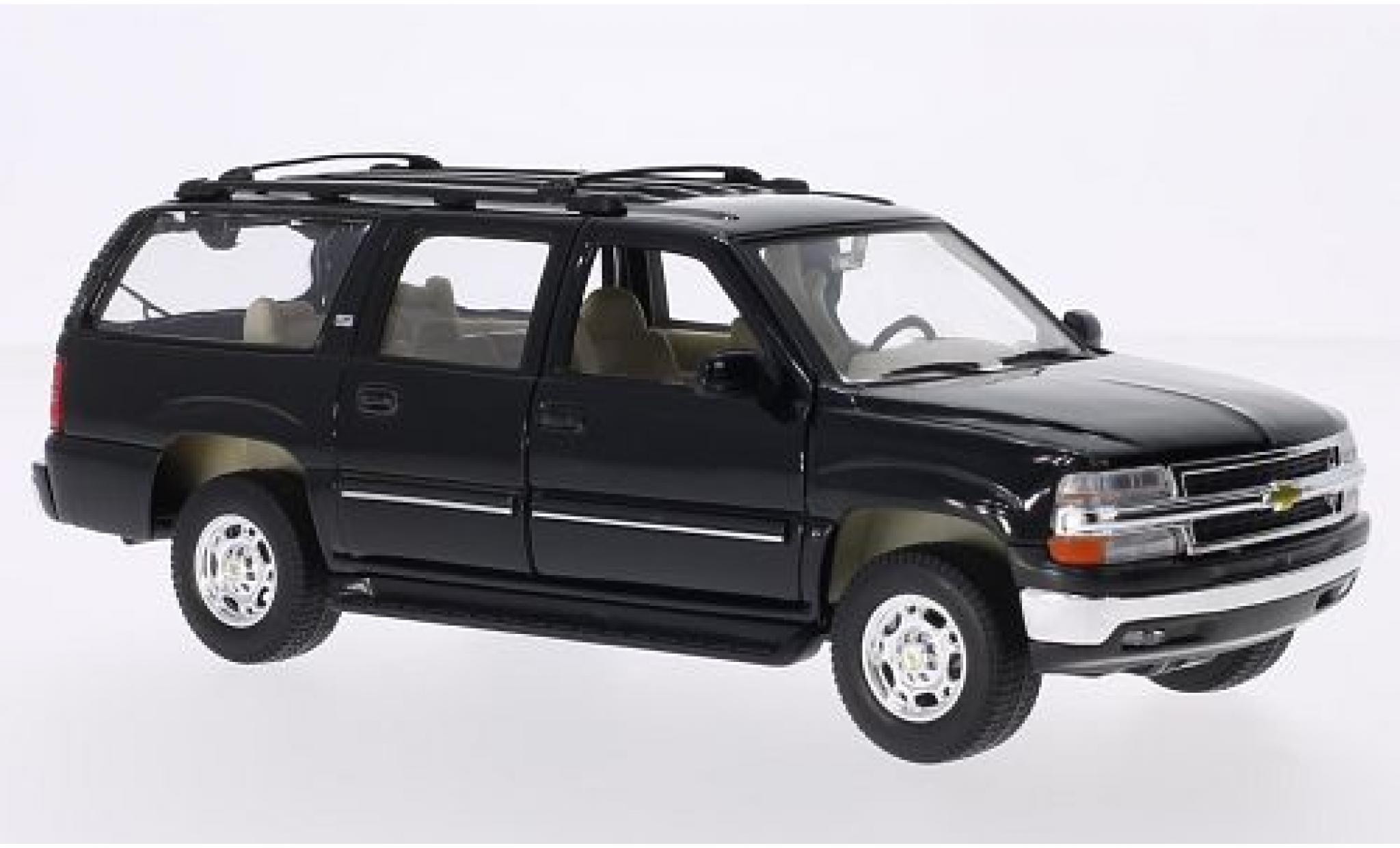 Chevrolet Suburban 1/24 Welly black 1:24 diecast model cars