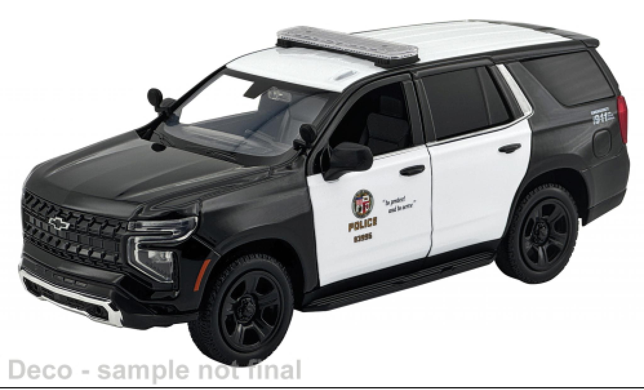 Chevrolet Tahoe 1/24 Motormax PPV 2025 LAPD 1:24 diecast model cars