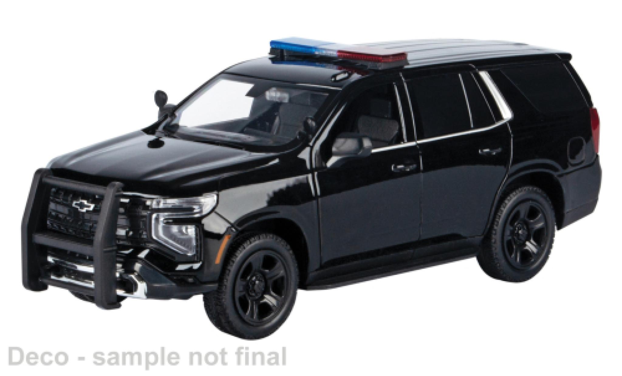 Chevrolet Tahoe 1/24 Motormax PPV black 2025 1:24 diecast model cars
