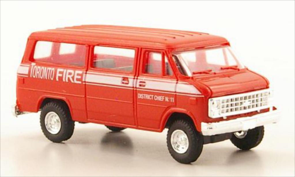 Chevrolet Van 1/87 Trident Toronto Fire Service diecast model cars