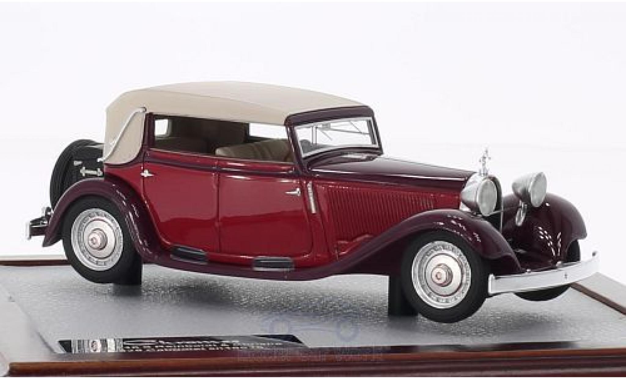 Bugatti 46 1/43 Chromes TS Reinboldt & Christie Carbriolet red/red 1929 sn525 diecast model cars