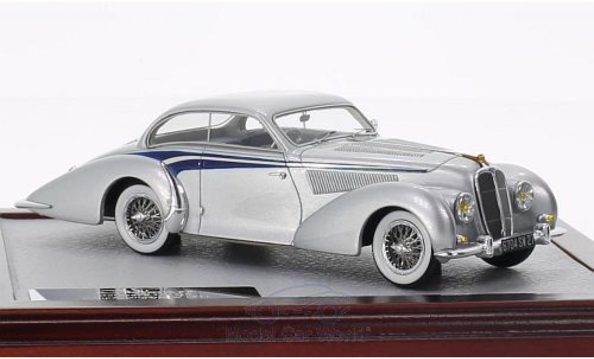 Delahaye 135 1/43 Chromes MS Coup&eacute; Langenthal grey/blue 1947 sn800490 diecast model cars