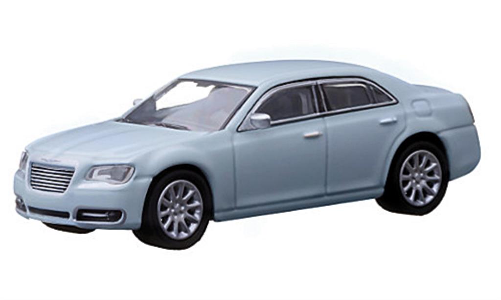 Chrysler 300C 1/64 Greenlight blue 2013 diecast model cars