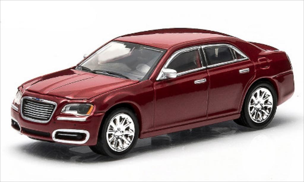Chrysler 300C 1/64 Greenlight metallic red 2013 diecast model cars