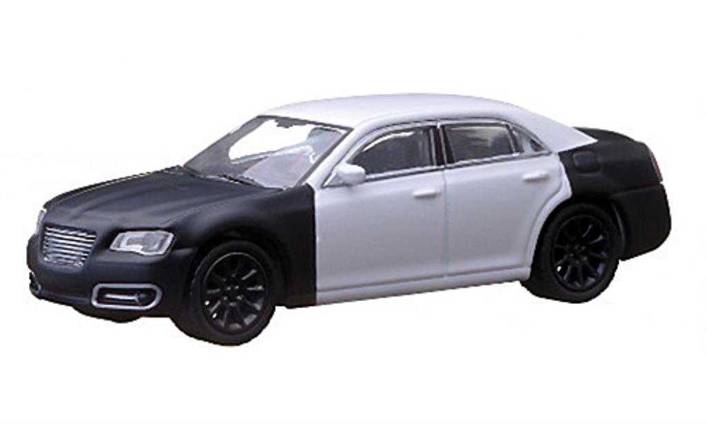 Chrysler 300C 1/64 Greenlight white/matt-black 2013 diecast model cars