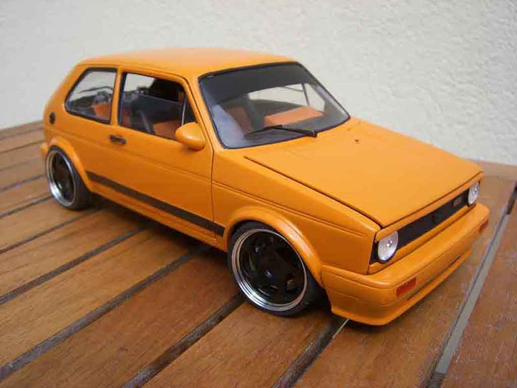 Volkswagen Golf 1 GTI 1/18 Solido kit 1 GTI carrosserie rieger diecast model cars