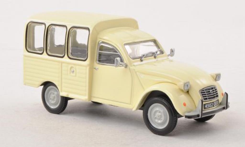 Citroen 2CV 1/43 Eligor AKS 400 beige diecast model cars
