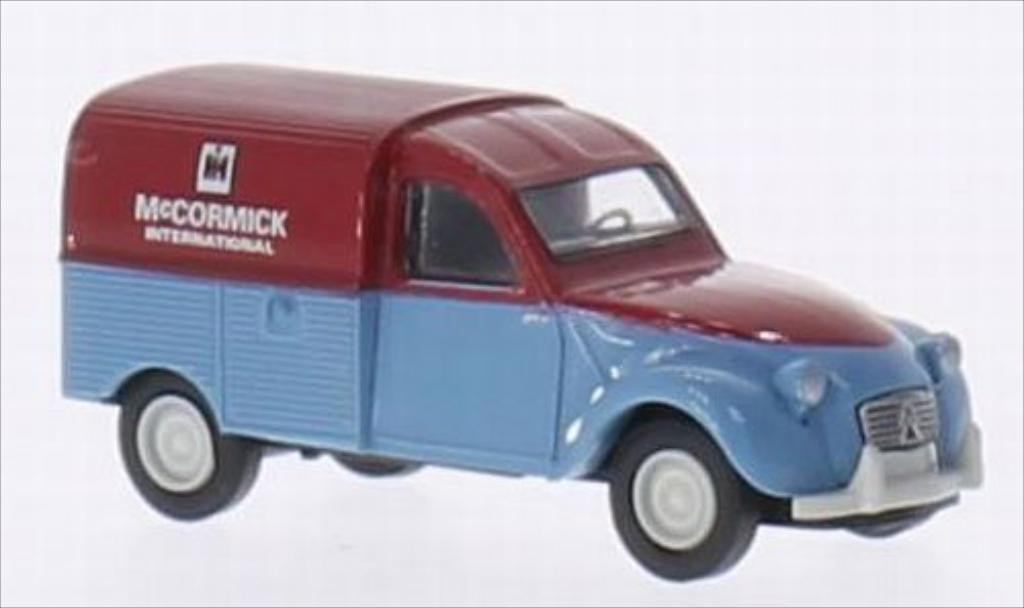 Citroen 2CV 1/87 Brekina AZU McCormick diecast model cars
